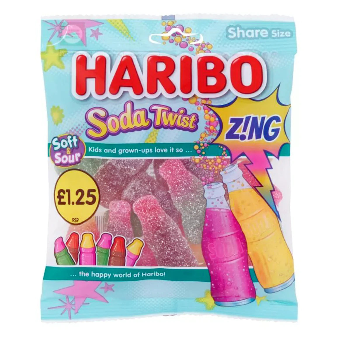 Haribo Soda Twists 160g