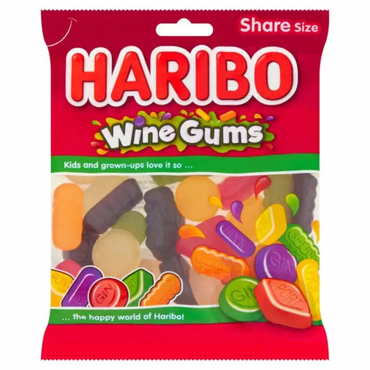 Haribo Wine Gums Share Bag 140g