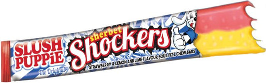 Slush Puppie Sherbet Chewbies Strawberry - Lemon & Lime Chew Bar 25g