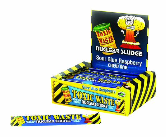 Toxic Waste Blue Raspberry Chew Bars 20g halal sour